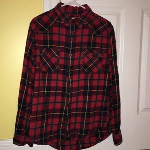 Button up plaid flannel